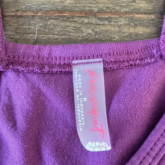 Free People Movement Hot Shot Onesie Purple Size Medium